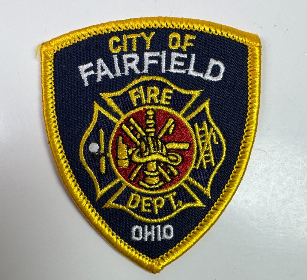 3" Fairfield City Fire Ohio OH Patch I1