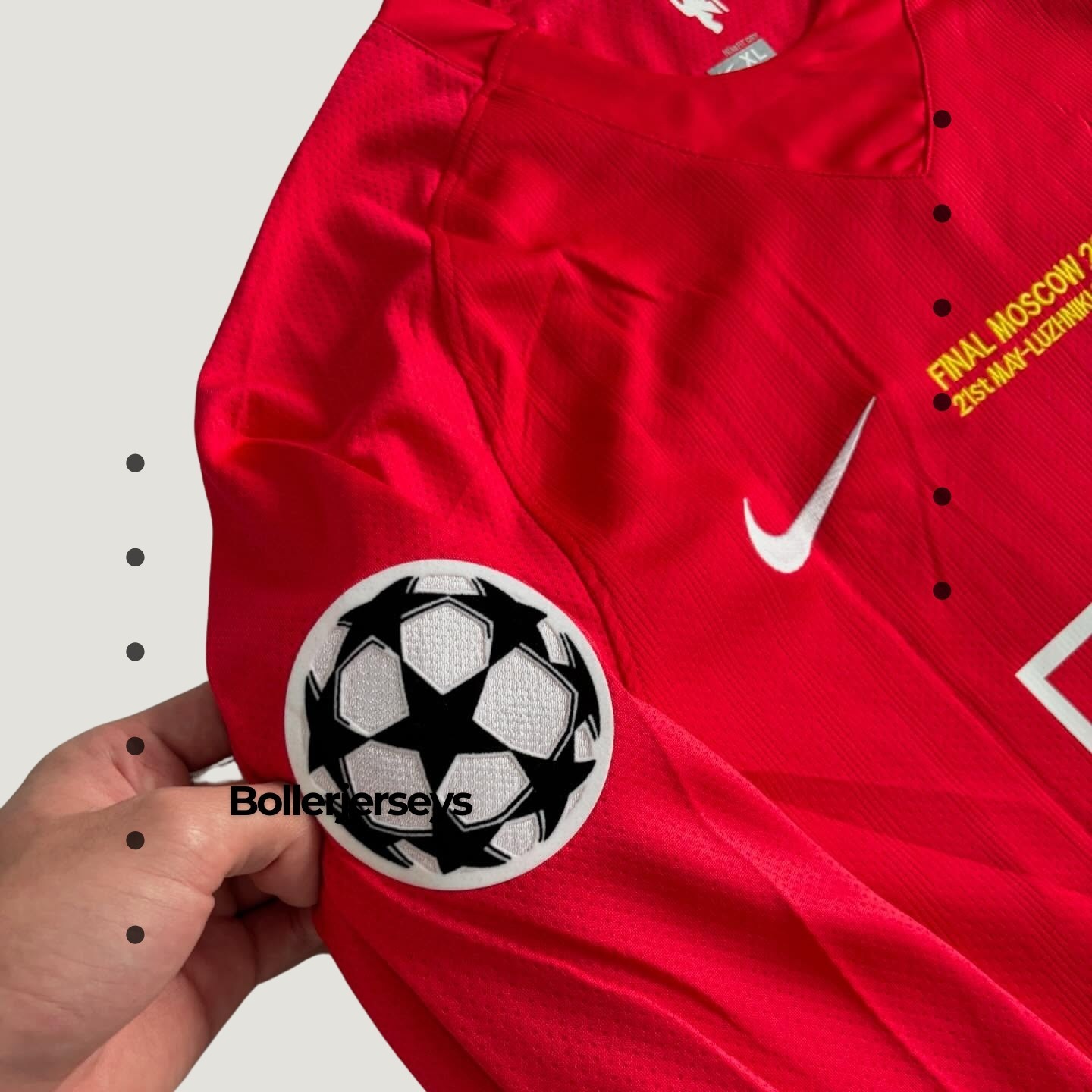 Manchester United 2008 UCL Final RED Home Jersey - Cristiano Ronaldo #7