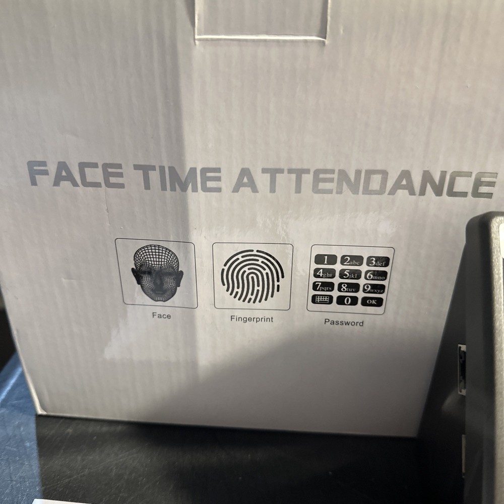 Face Fingerprint Attendance Mach Time Clock Employee Checking n Reader FA20(100)