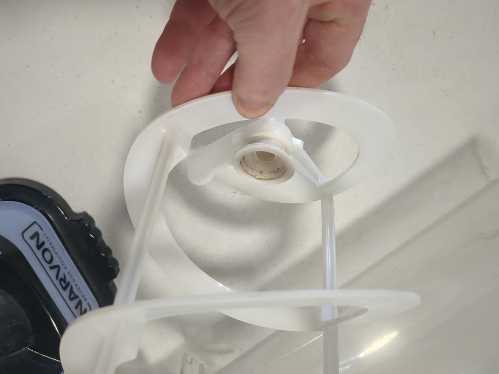 Navron Commercial Slushie Machine Hopper Lid Auger used Replacement