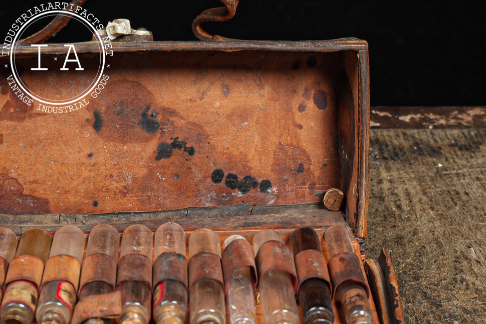 Late 19th Century Leather Apothecary Kit