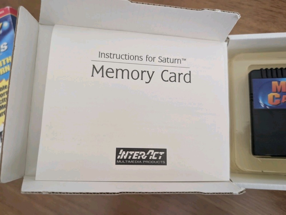 Sega Saturn Interact Memory Card Plus Tested