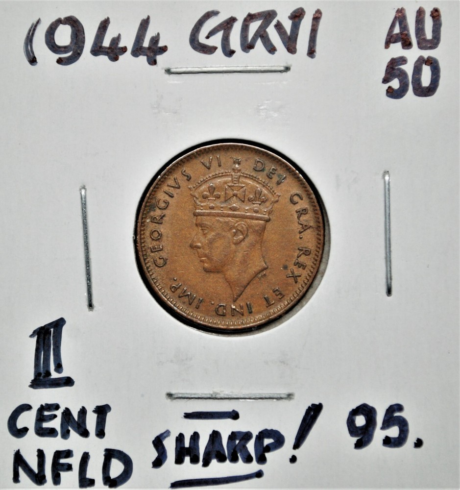 1944 Newfoundland One Cent