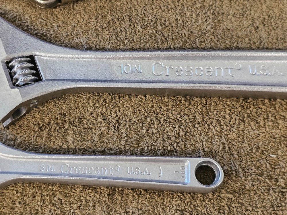 3 Crescent Adjustable Wrench Adjustable Locking Pliers 10" 6" C10S
