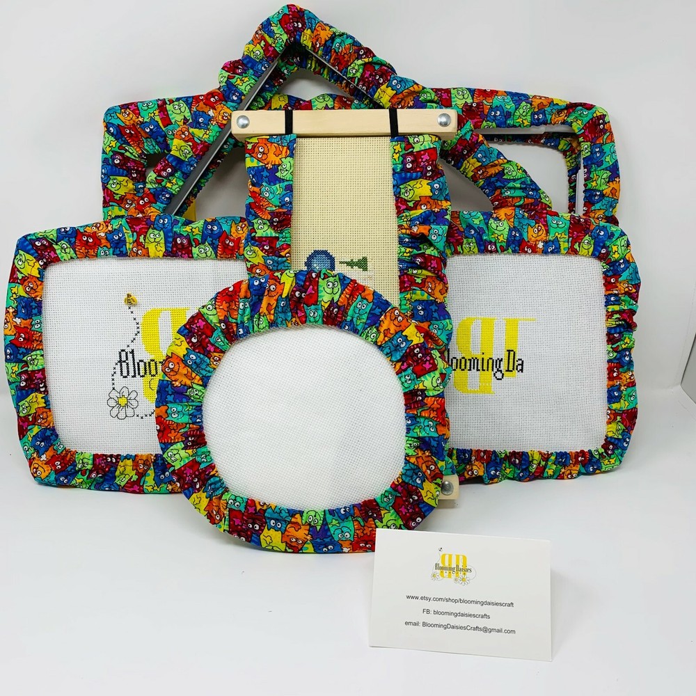 Kitty Lover Grime Guards - Q-Snap Frame-Cross Stitch/Needlecraft