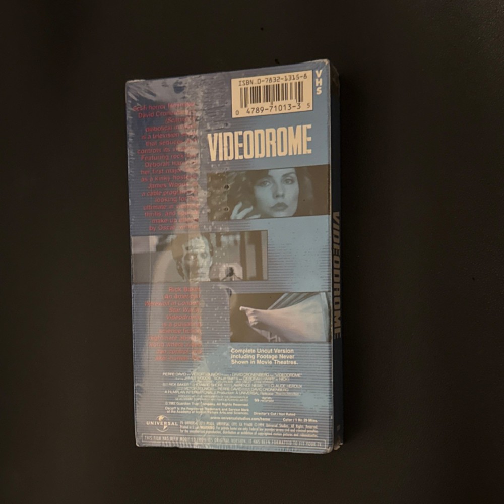 *RARE* VIDEODROME VHS (SEALED)