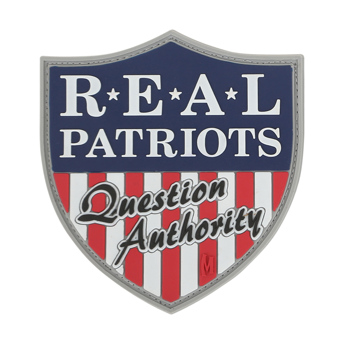 PVC Morale Patch - MAXPEDITION - REAL PATRIOTS - FULL Color version