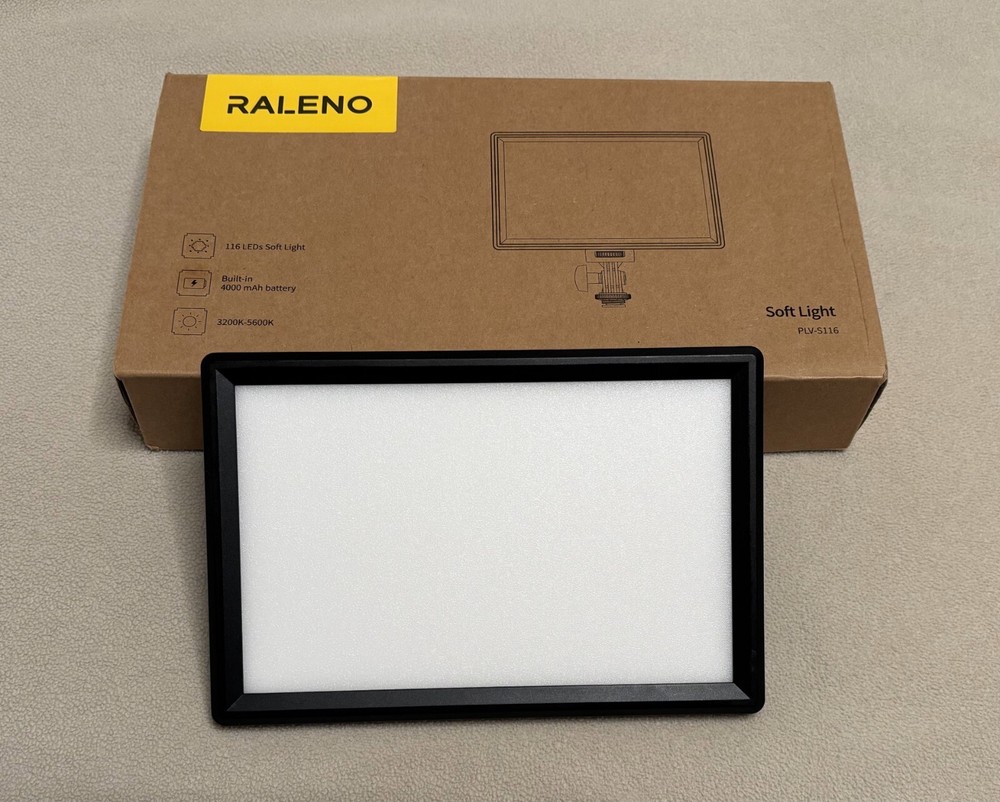 LED panel light panel Raleno PLV-S116 12W 600 lux
