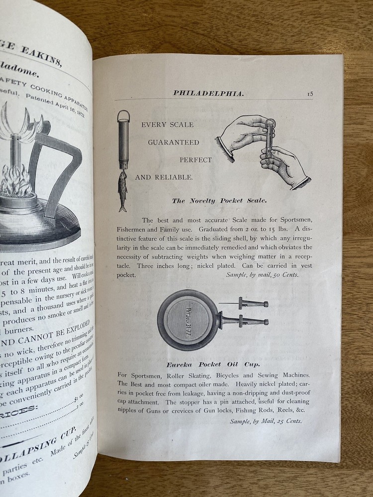 George Eakins Silver Plate Novelties 1879 Illustrated Sales Catalog