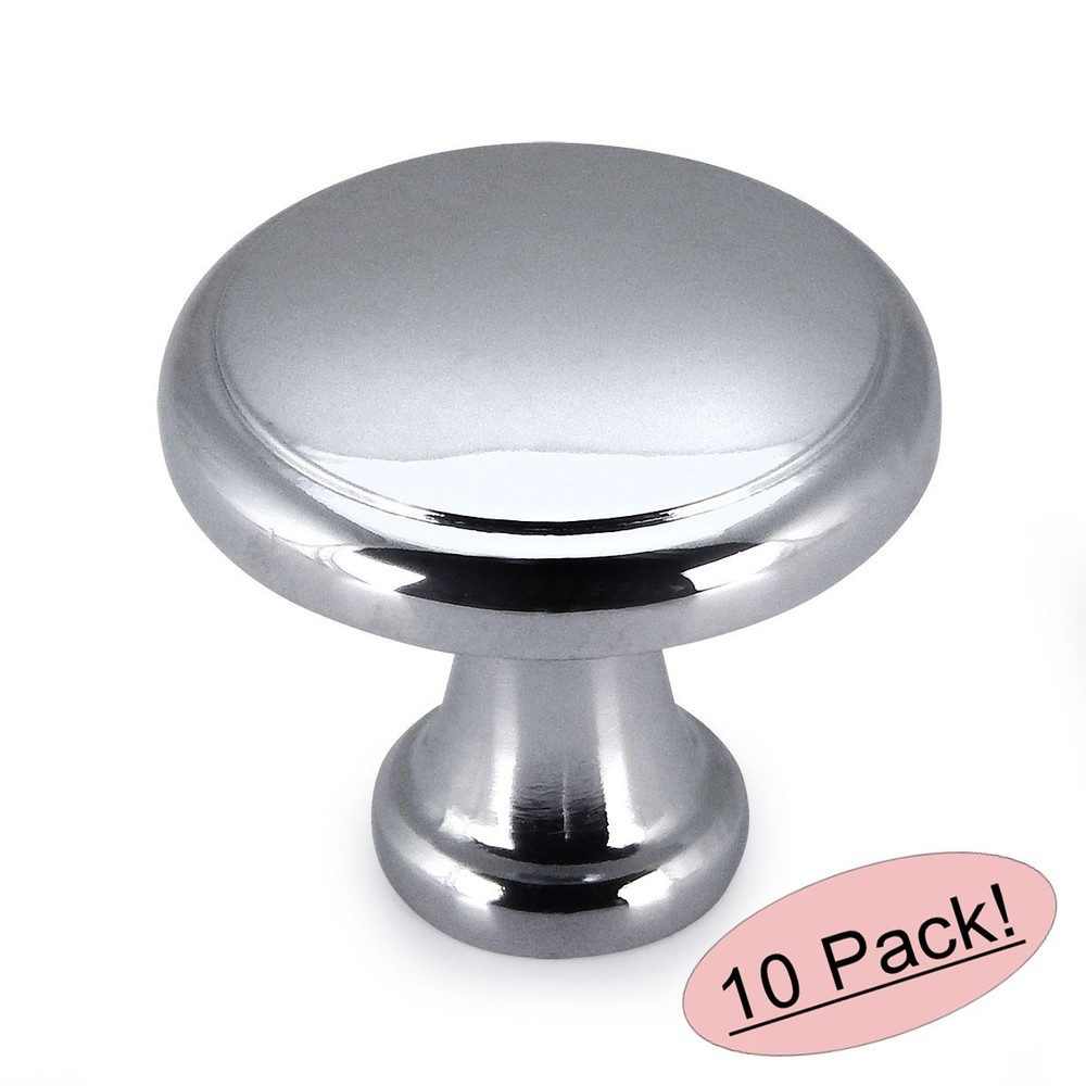 *10 Pack* Cosmas Cabinet Hardware Polished Chrome Knobs - #9985CH