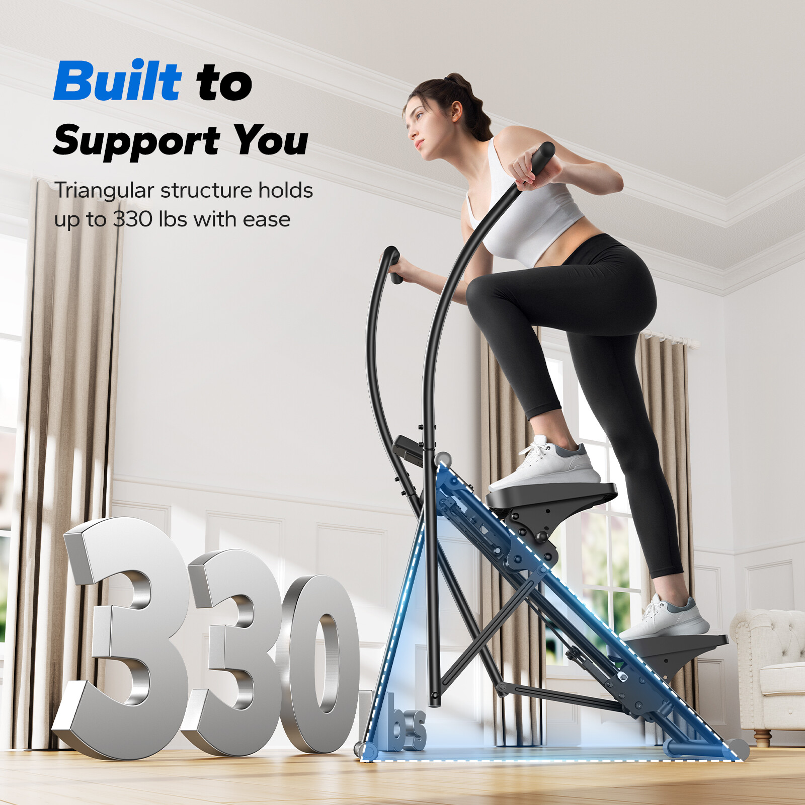 MERACH Stair Stepper Exercise Vertical Climber Machine for Fullbody Home Gym