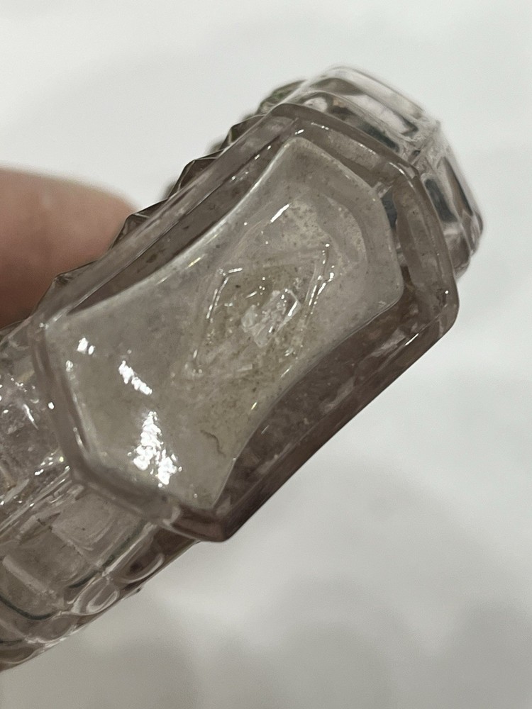 Vintage Embossed Star Perfume Bottle