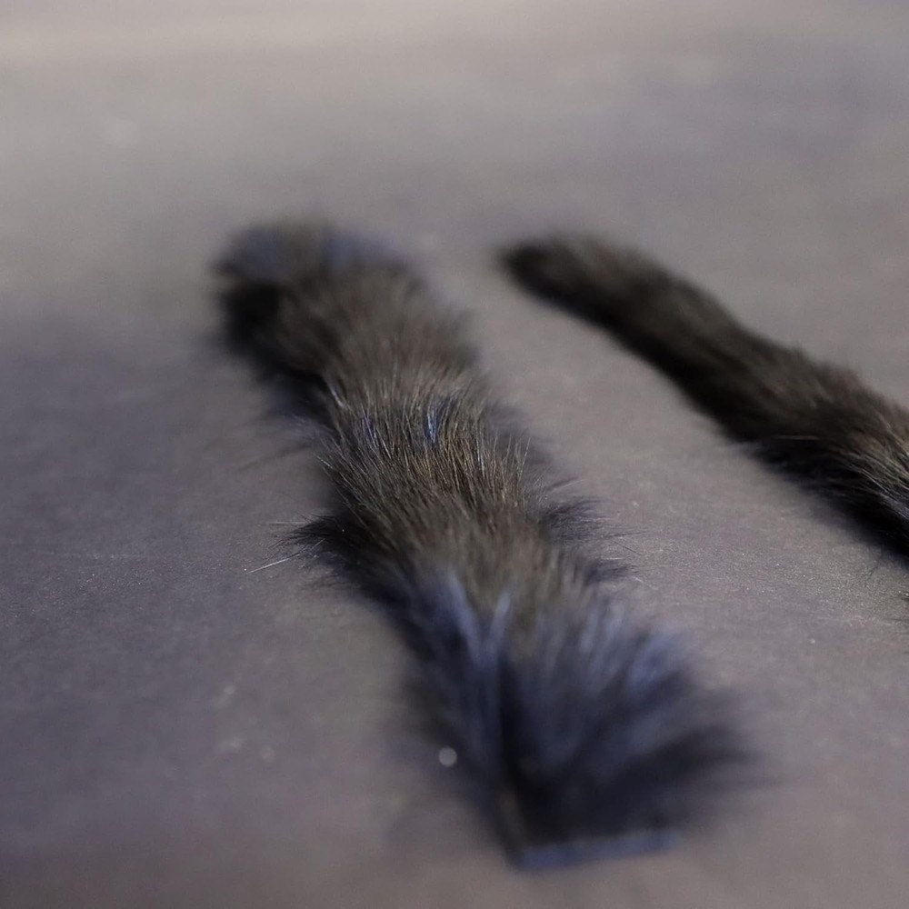 Shatterproof Archery Bow String Dampener, Rabbit Fur Silencer for...