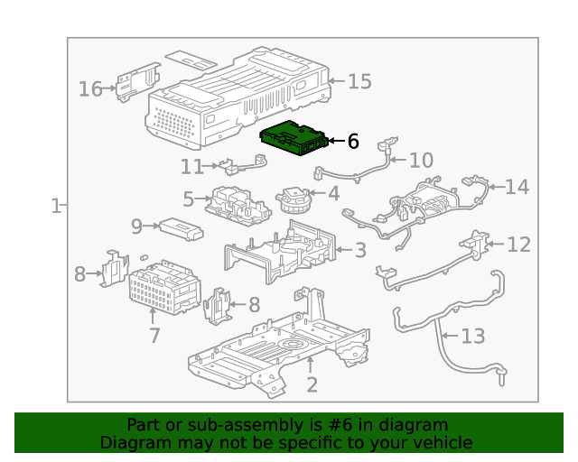 Genuine GM Hybrid Powertrain Control Module 2 24284924