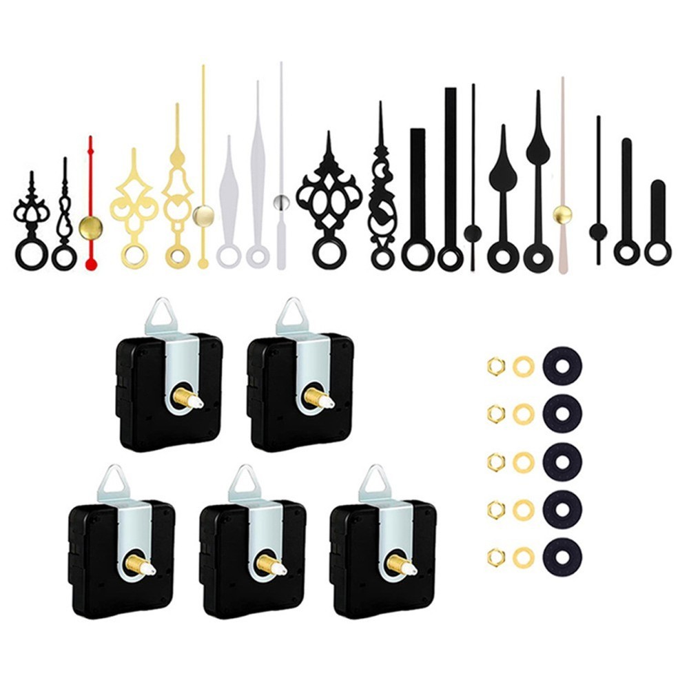 Battery Powered Clock Movement Kit Silent Quartz Mechanism Replacement