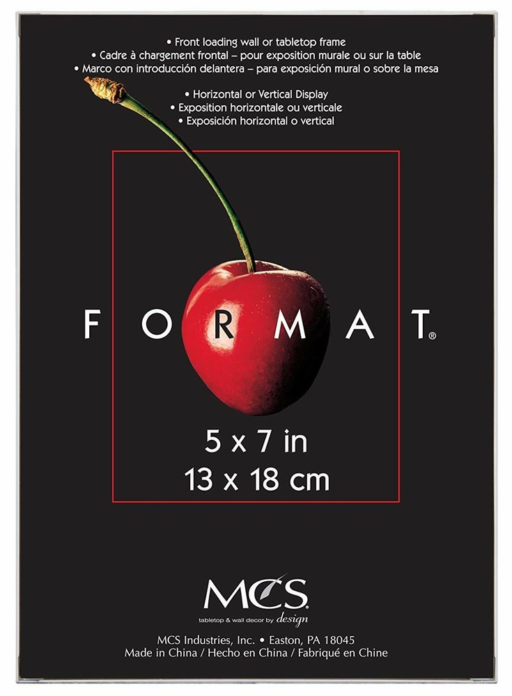 MCS Format Frame 5x7 White (Same Shipping Any Qty)