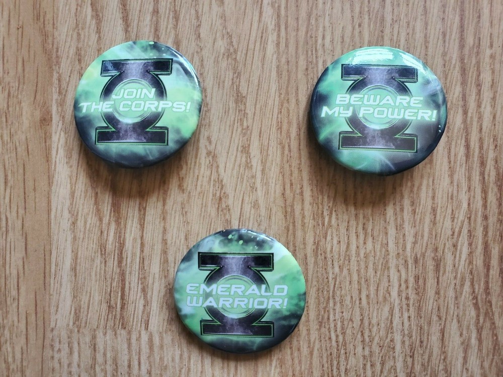 DC Comics Green Lantern Buttons Pinbacks