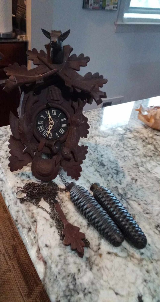 Antique Germany Black Forest Cuckoo Clock
