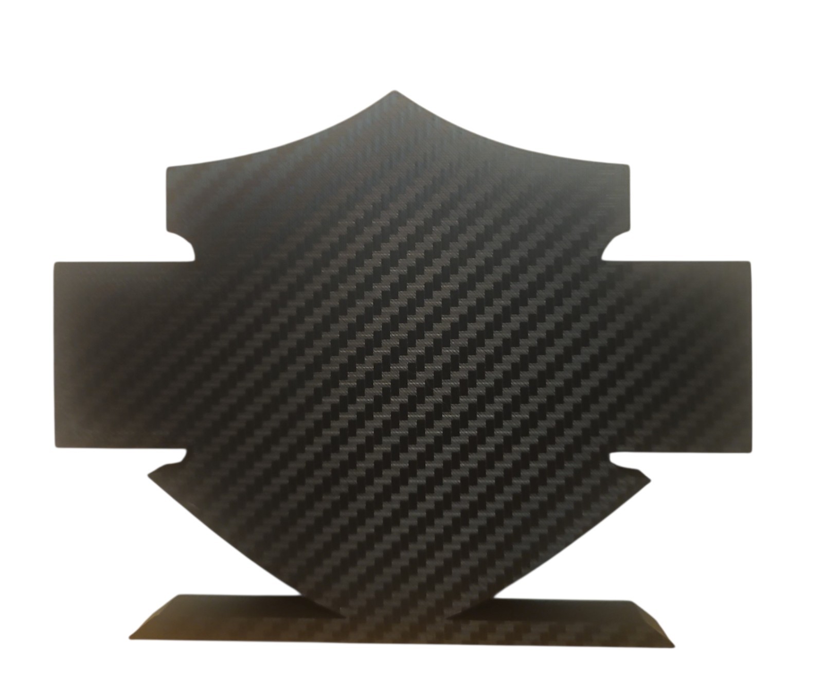 Harley-Davidson Motorcycles 3D Logo Display. Freestanding Tabletop Sign.