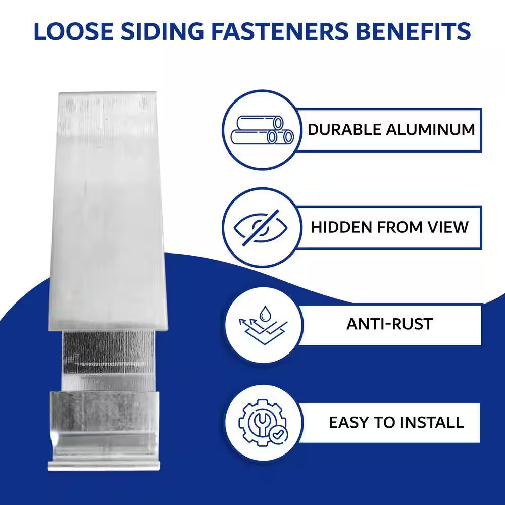 40LSF Simple, Quick and Effective a Hidden Clip That Secures Vinyl Siding That C