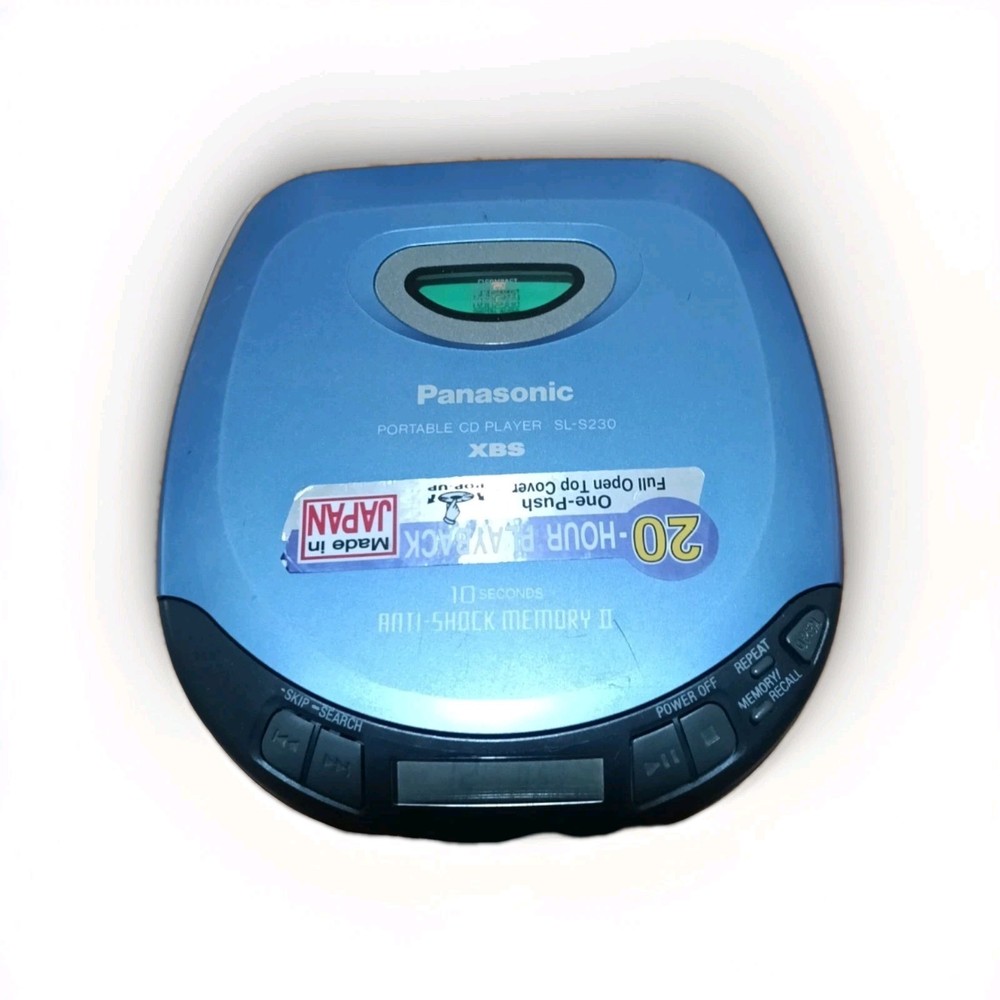 Panasonic SL-S230 Vintage Portable CD Player