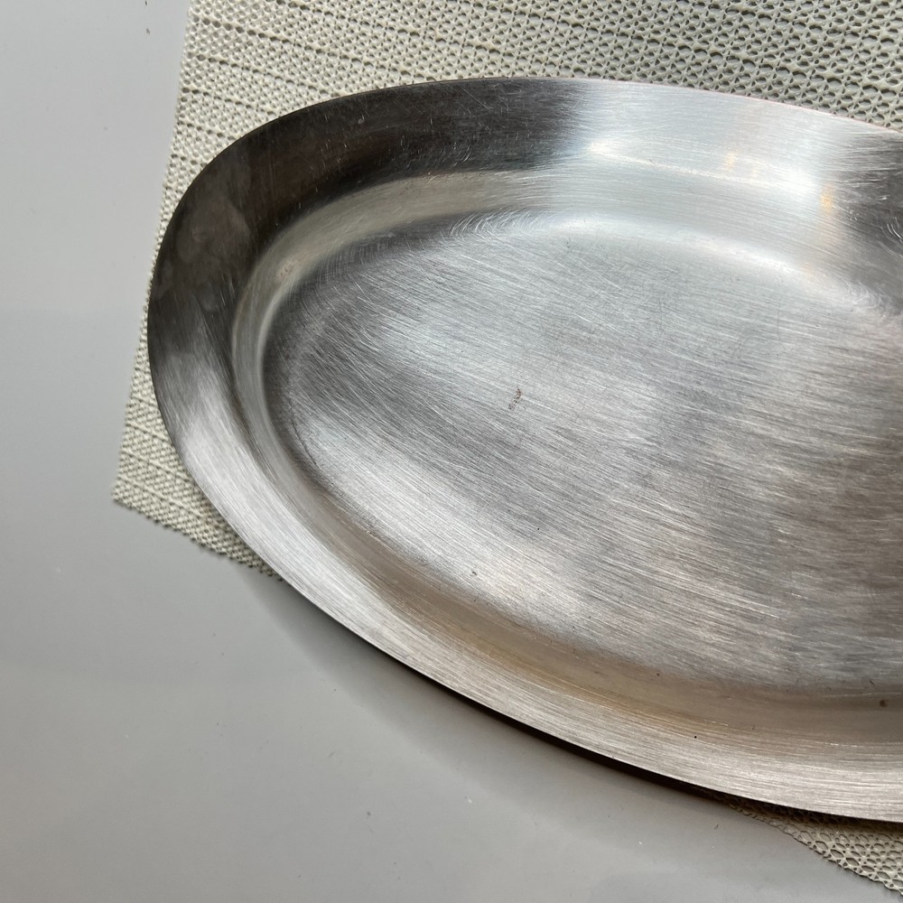 Vintage Gorham Silverplate Oval Serving Tray Mid Century Classic Tableware