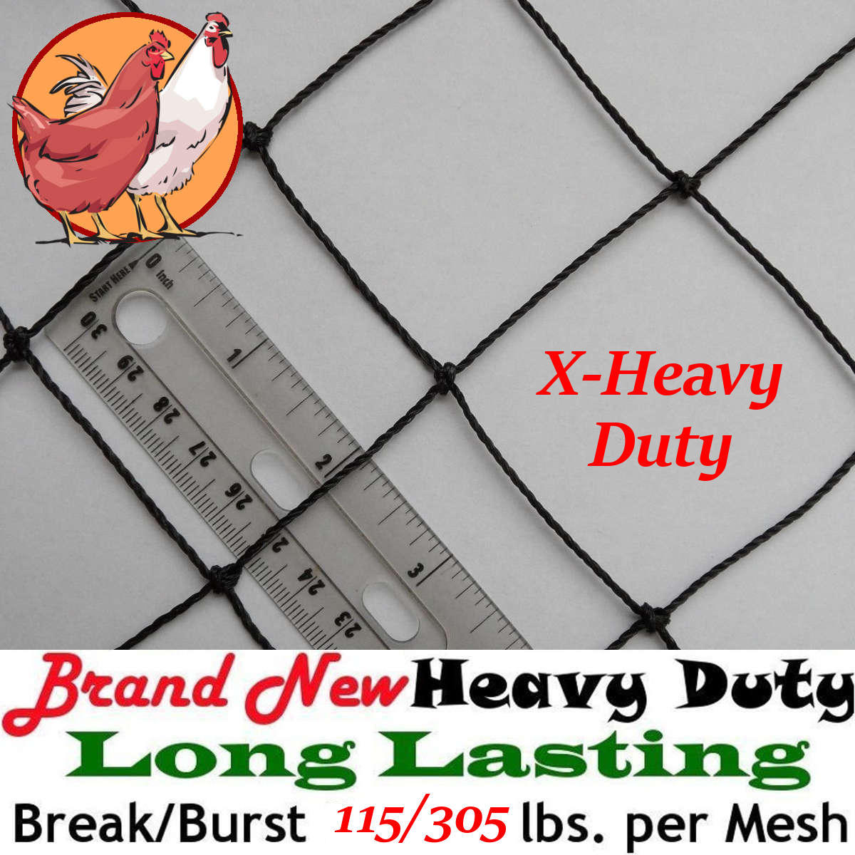 Netting Poultry Anti Bird Aviary Fruit Garden Protection Nets Long Lasting!