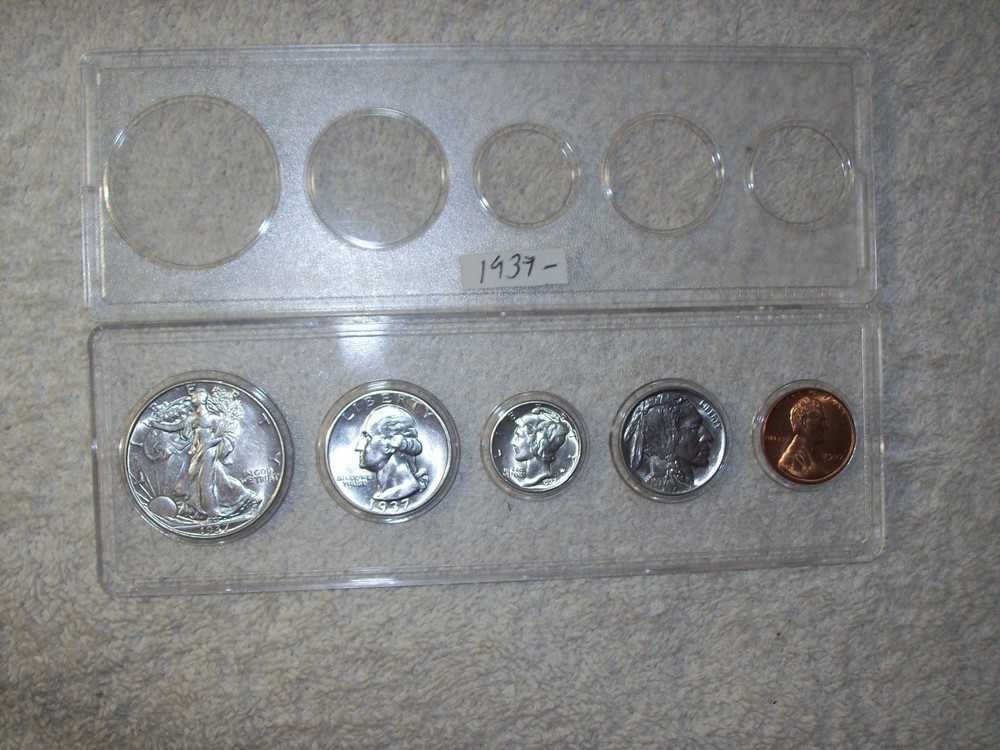 1937 MINT SET UNCIRCULATED PHILADELPHIA MINT