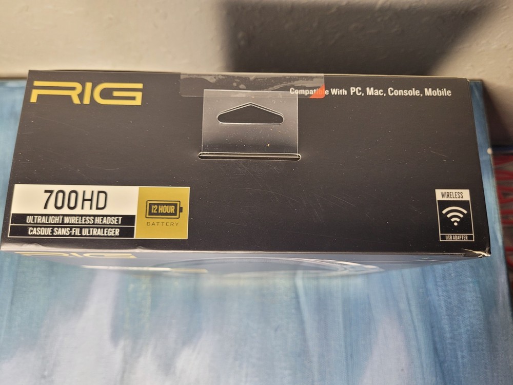 RIG 700 HD Ultralight BT Wireless Headset PC Mac Console Movile Compatible