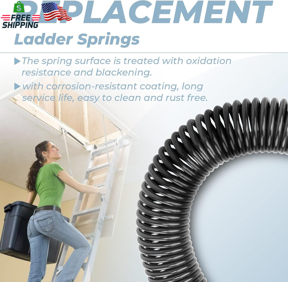 56-1 Ladder Spring Replacement Kit, Compatible with Werner Model Attic Ladders W