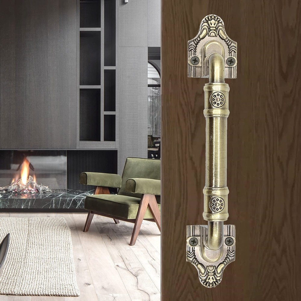 Sliding Barn Door Handles and Pulls 10" Pull No Drilling Two-Side Design,Barn...