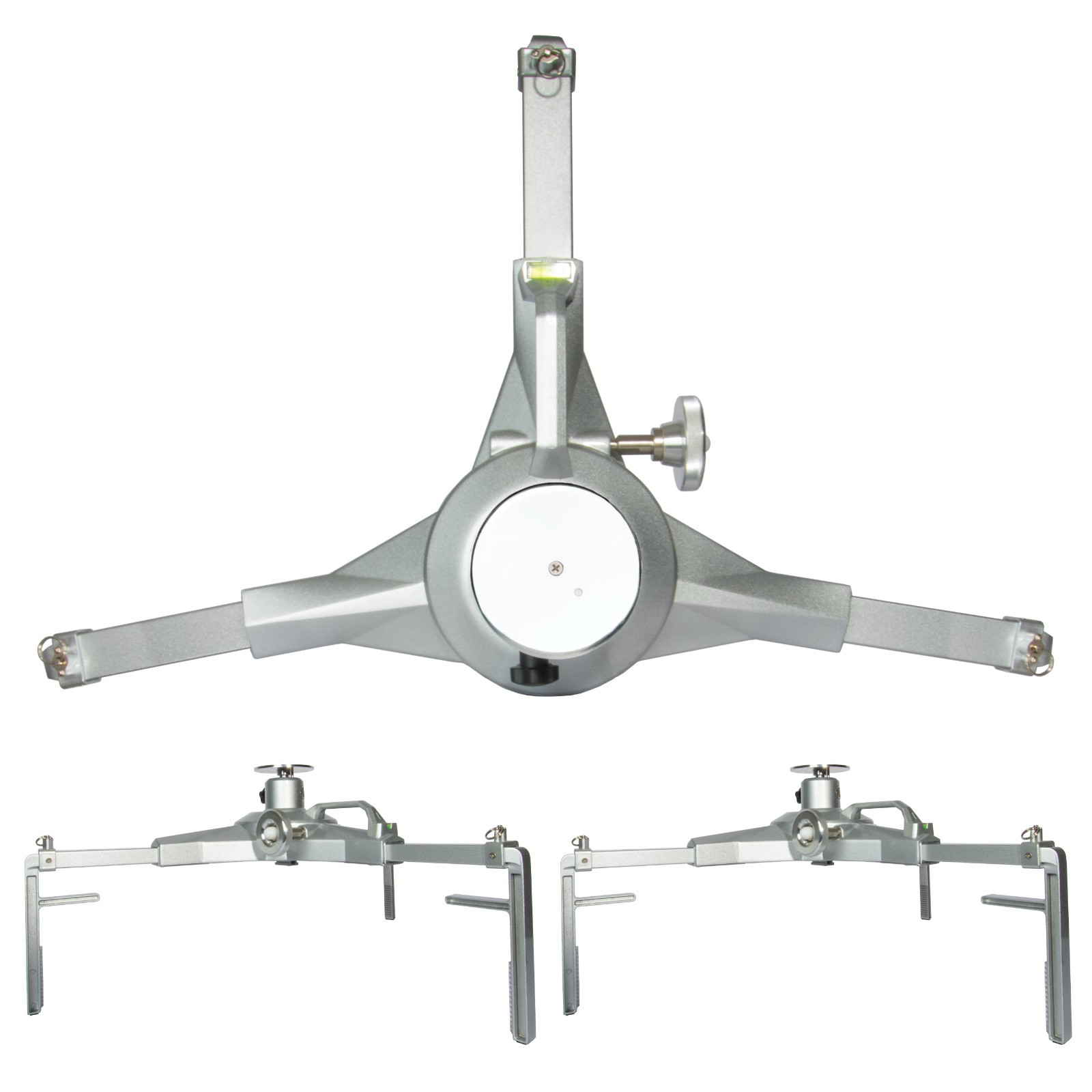 Wheel Alignment Calibration Tire Clamp w/ Magnetic Adapter Plate - 2 Pack