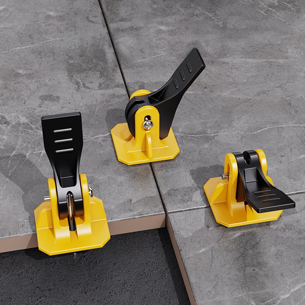 100X Tile Leveling System Kit Reusable Tile Spacer Wall Floor Clips Tool Set
