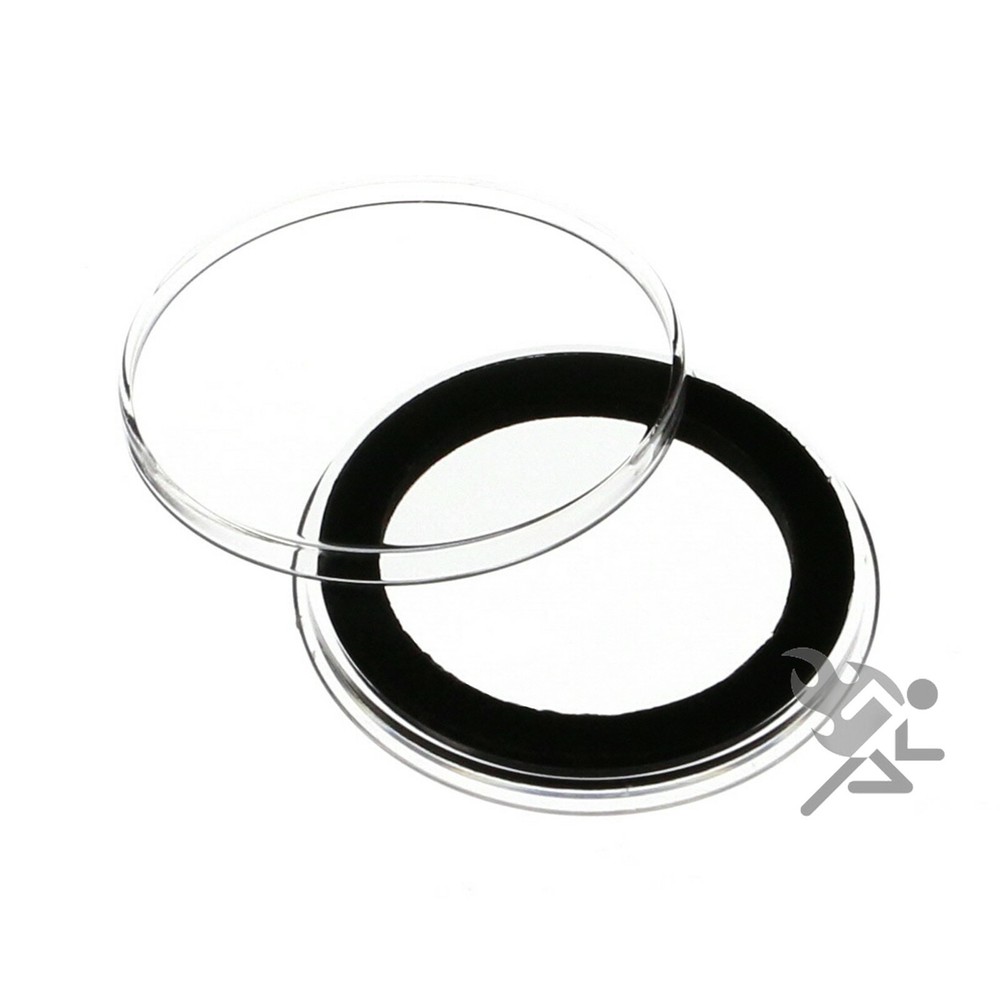 10 Black Ring Type 36mm Air Tite Coin Holders
