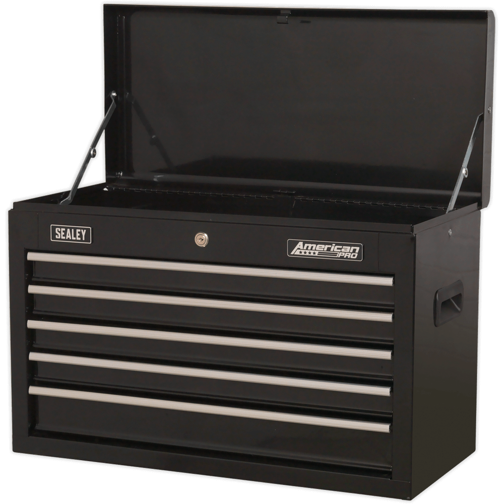 Sealey American Pro 5 Drawer Tool Chest Black