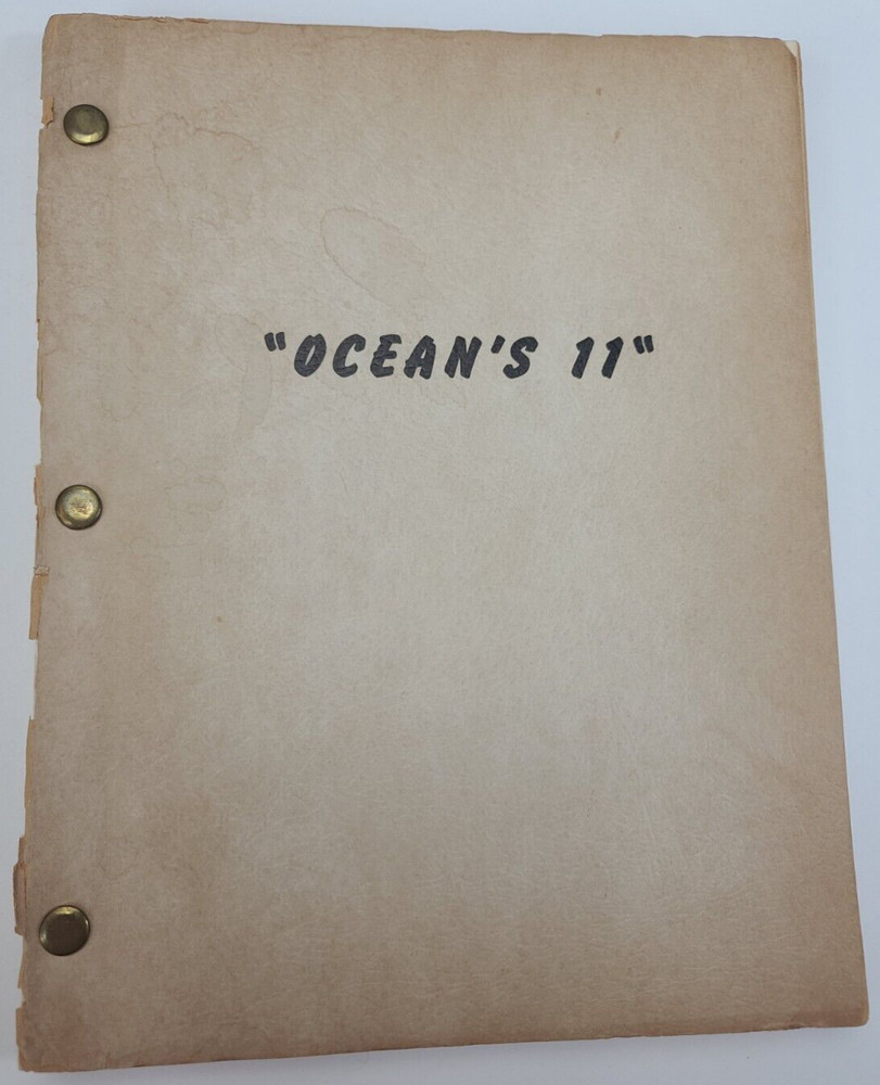OCEAN'S ELEVEN / 1950's Screenplay early undated draft