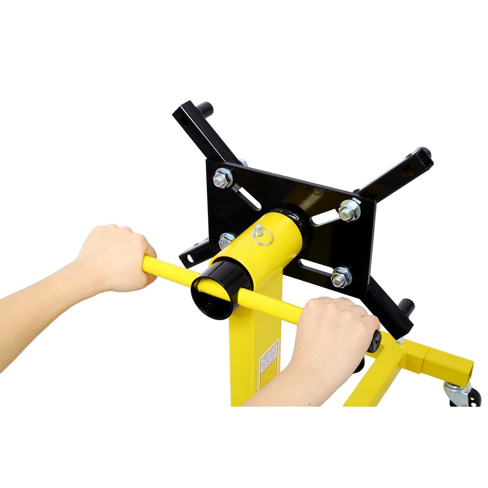 Engine Stand 1000LBS Capacity 360-Degree Rotating Adjustable Engine Hoist Stand