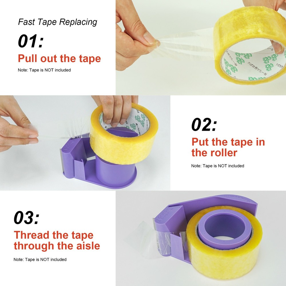 LINCO Handheld Packaging Tape Dispenser - Purple