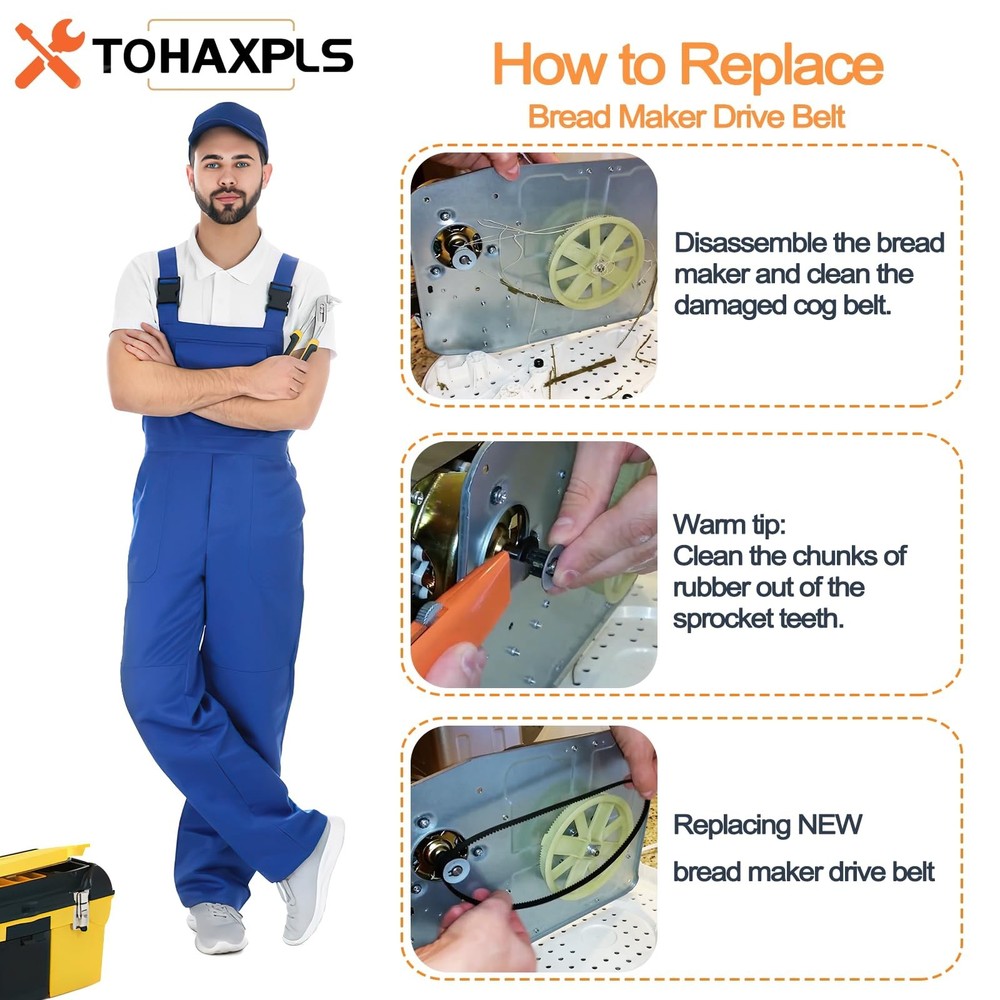 Bread Machine Replacement Strap Fits Bread Machine Model 29881 29882 29882C O...