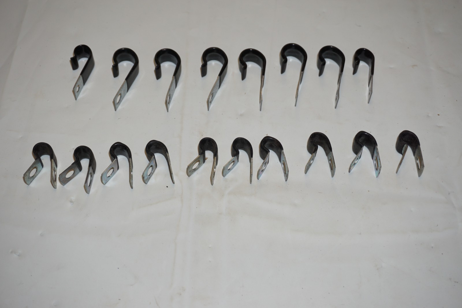 63 64 65 66 67 C2 Corvette Metal Wire Harness J Clips & Fuel Line Clips