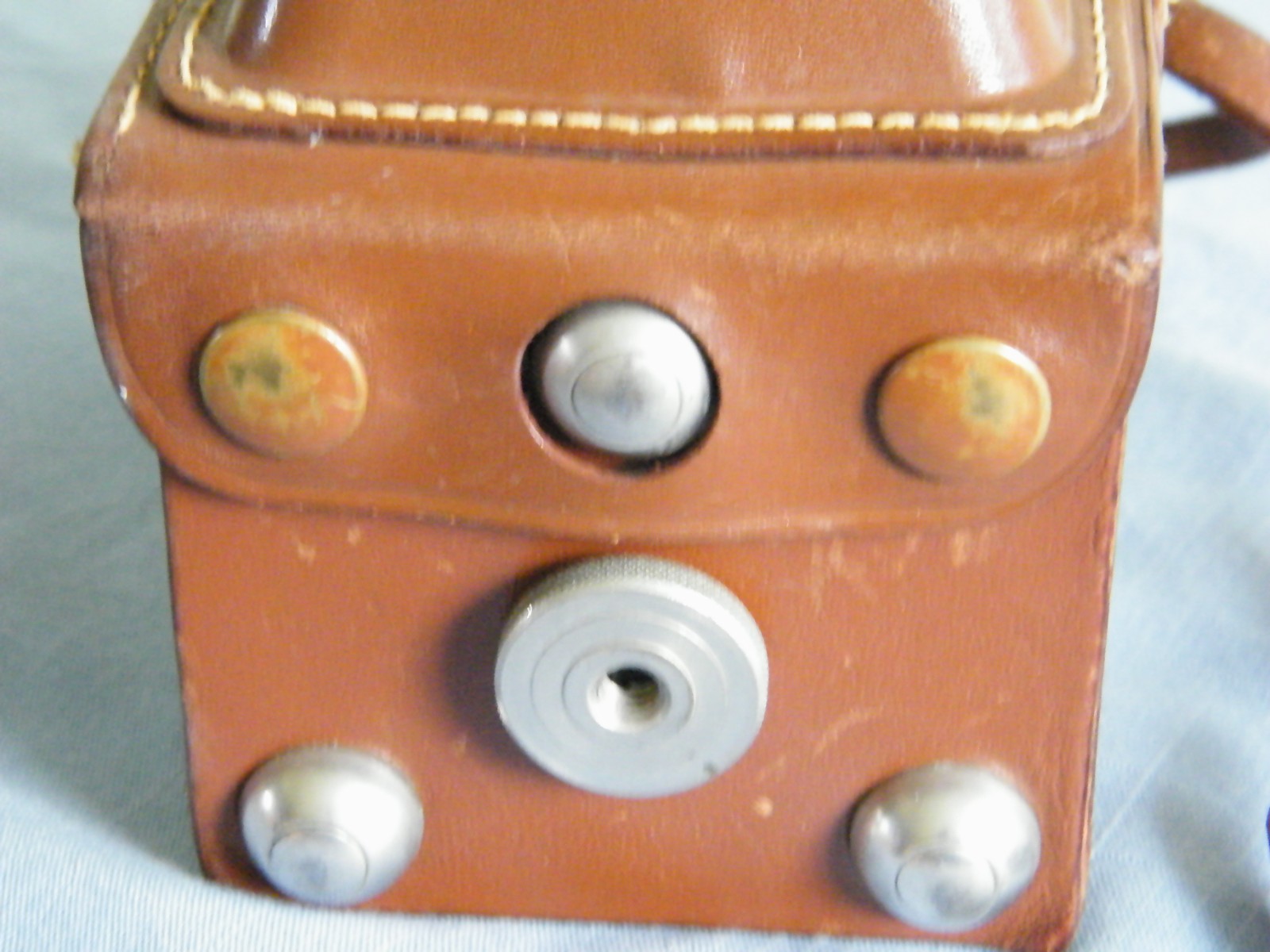 Vintage Kodak Reflex II Camera in Leather Field Case ~ Untested, sold as is