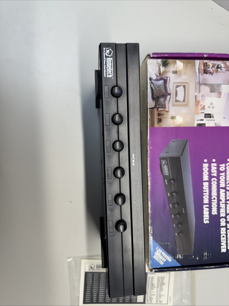 HOMETECH HTS6 6 Channel Speaker Selection System Black