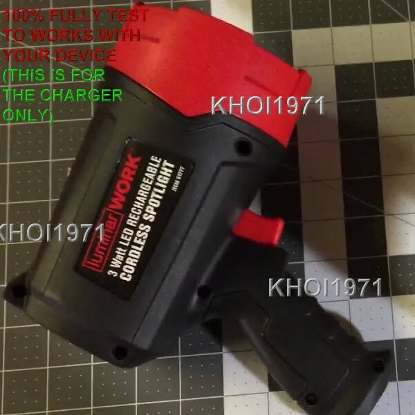 WALL charger AC adapter for 61777 Harbor Freight LUMINAR Work LED 3W Spotlight