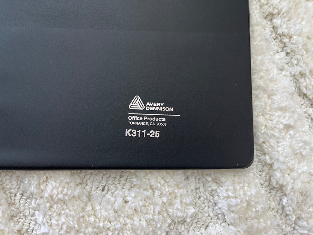 Avery Dennison 3-Ring Binder 3" Black K311-25