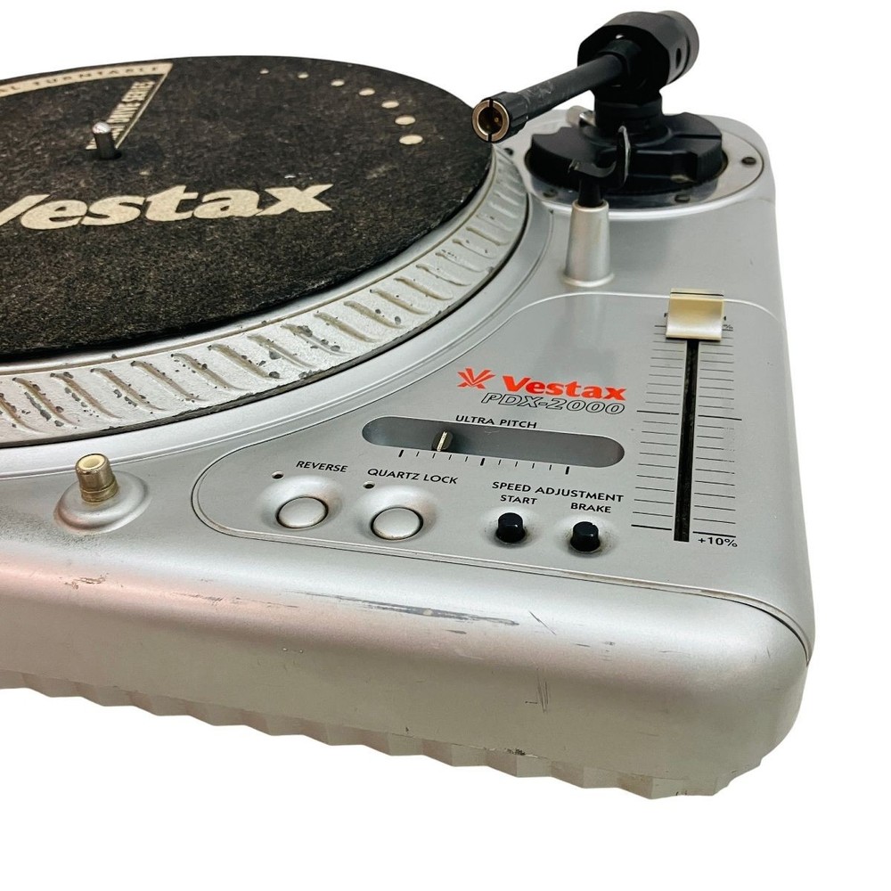 Vestax PDX-2000 Direct Drive DJ Turntable System Vinyl Record Player Working