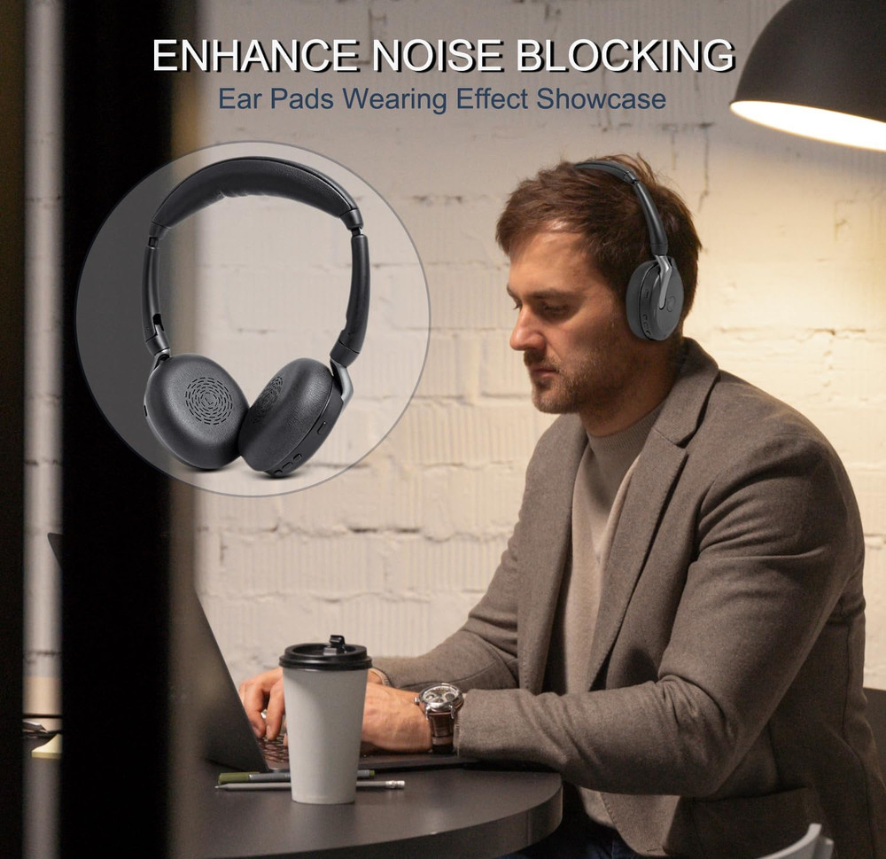 Ear Pads for Jabra Evolve2 65 Flex - Replacement Ear Cushions for Evolve2 65 ...