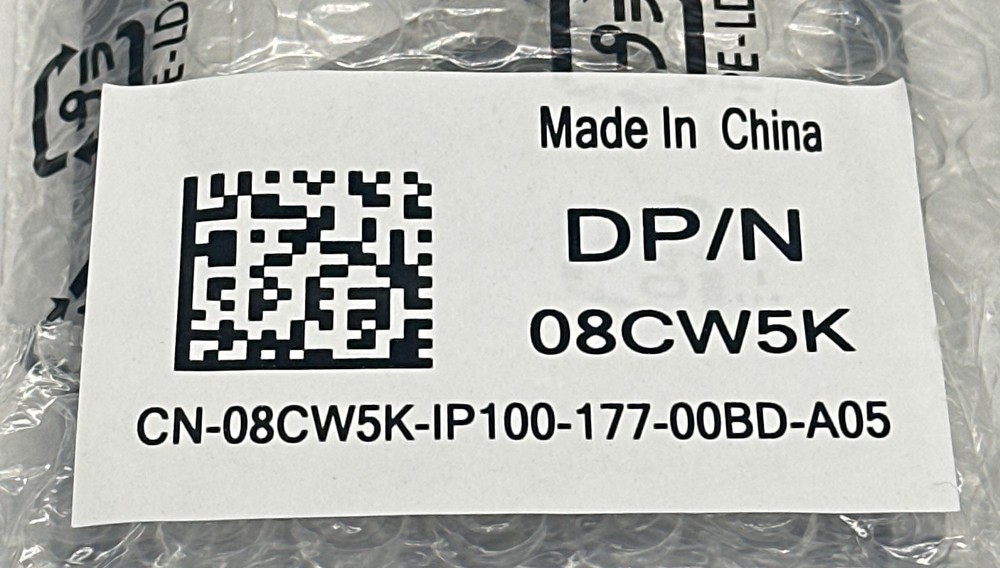 Dell DP/N08CW5K Rackmount Rail Identification Assembly