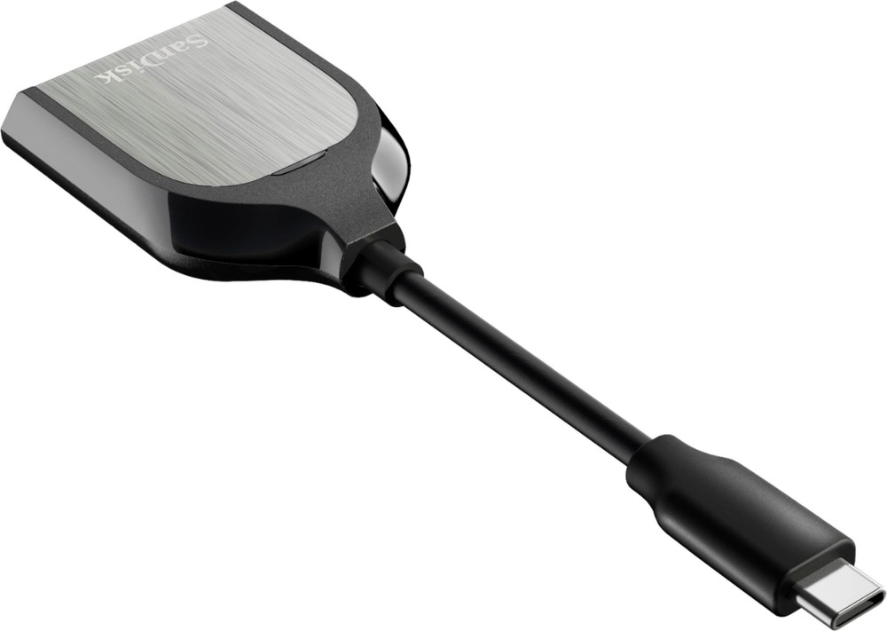 SanDisk - USB 3.0 SD UHS-II Card Reader - Silver
