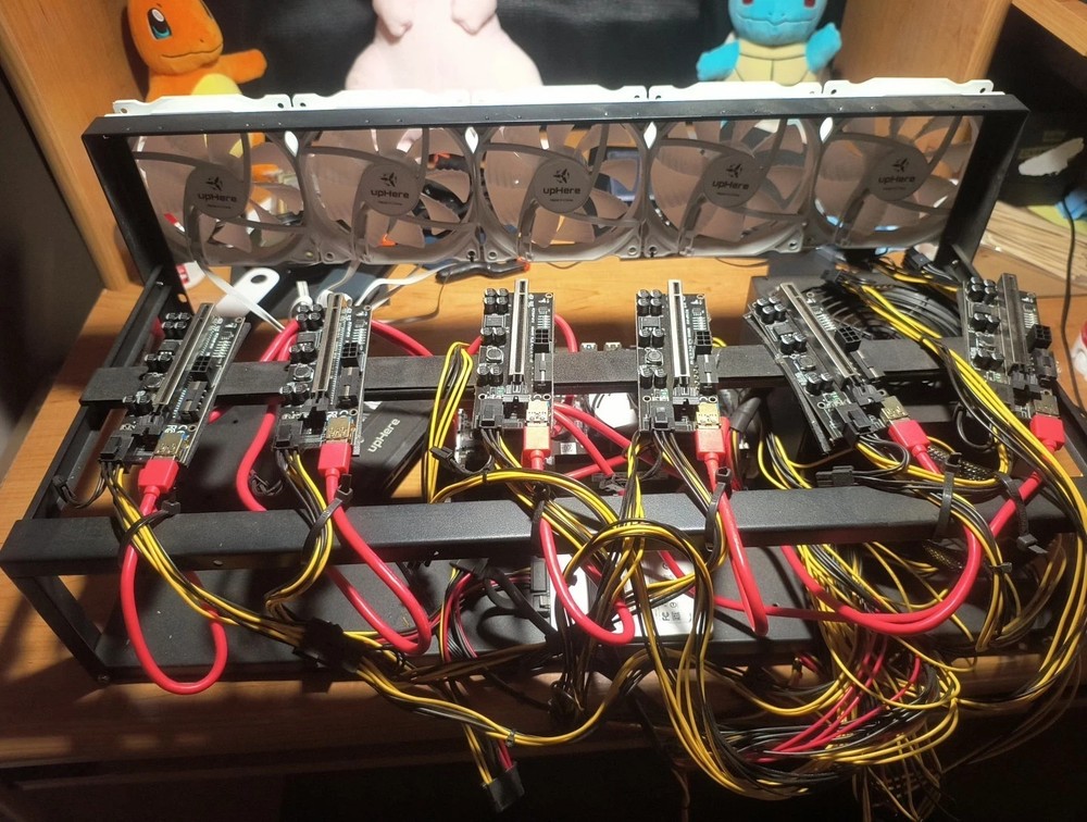 5 GPUs Mining Rig