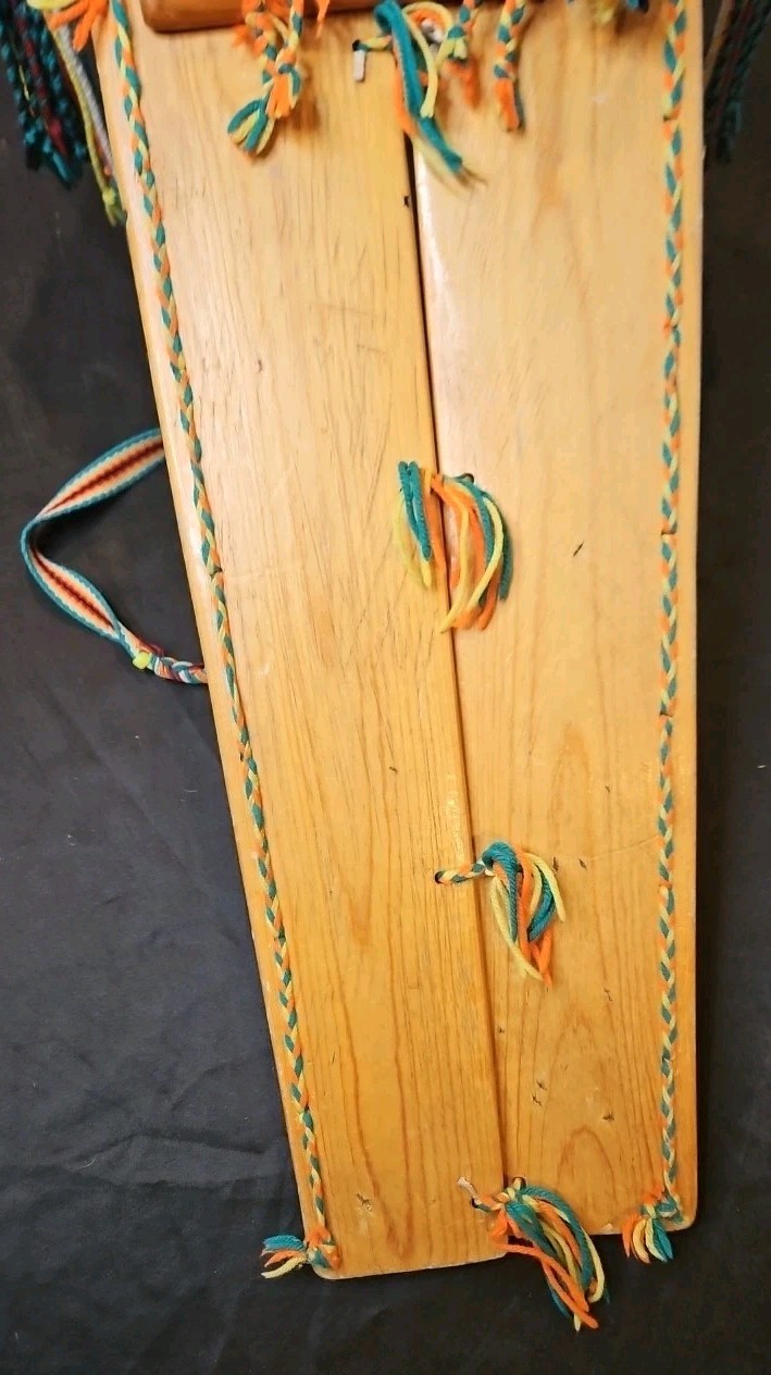 Traditional Native American Cedar Cradle Board Handmade